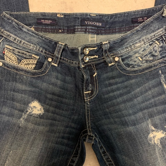 Size 7/8 Vigoss Jeans - Picture 2 of 4